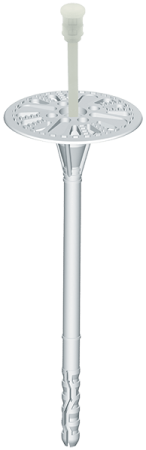 LTX-8 - Hammer-in fastener with plastic nail - short embedment depth