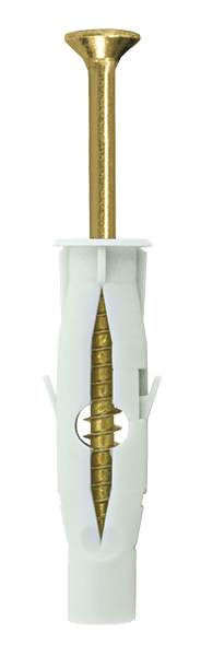 RU / BRU / W-RU - Universal plug with hardened wood screw, PZ-2/PZ-3