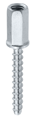 WDBGW - Concrete screw with internal thread for quick installation of permanent and temporary fastenings