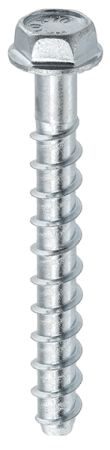 WDBLS - Concrete hex head screw for quick installation of permanent and temporary fastenings