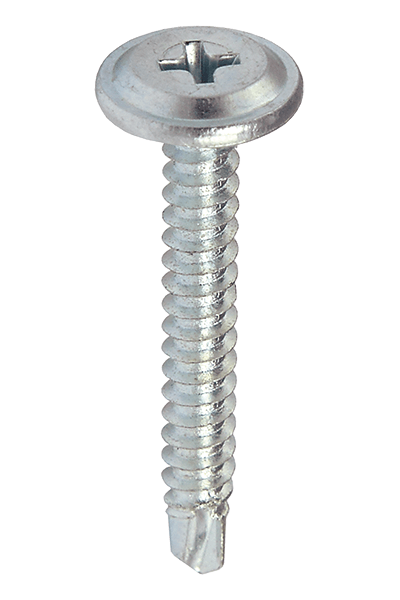 WSPC / BWSPC - Flange head zinc plated screw